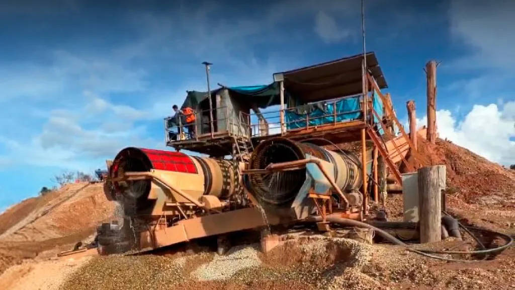 Infraestructura activa de planta de lavado minera que respalda la producción de activos del mundo real.