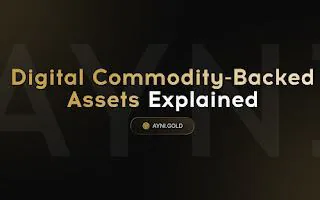 Conceptual image of digital certificates linked to physical commodities and blockchain verification.