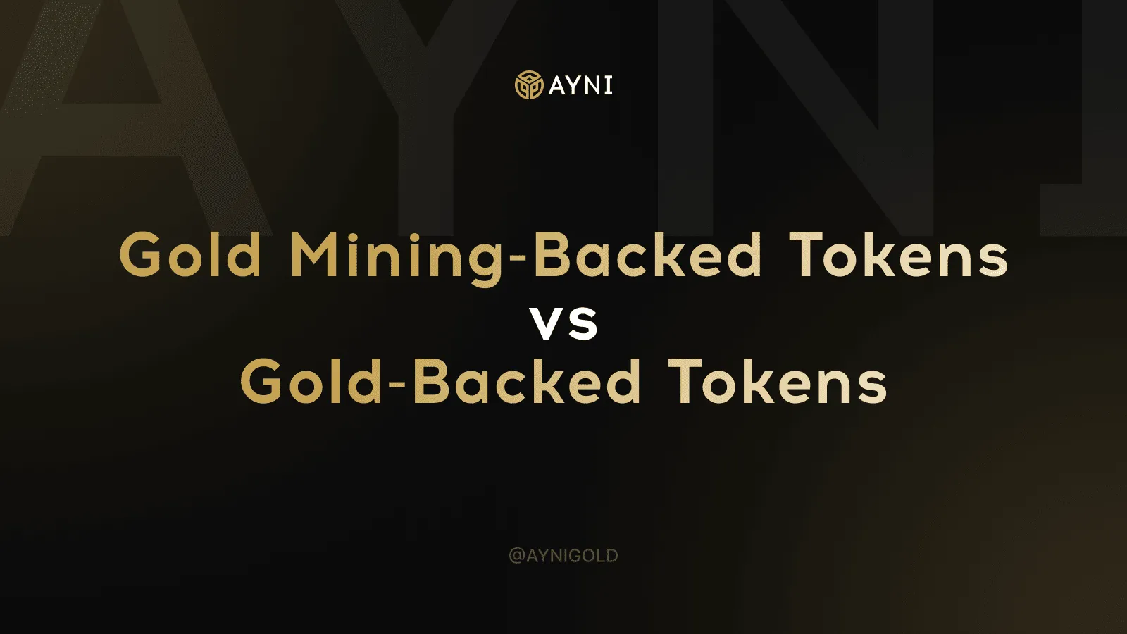 Contrast between gold-backed vault tokens and gold mining-backed digital assets.